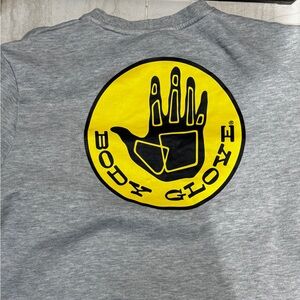 Vintage Body Glove Vintage 80s Body Glove Sweatshirt Big Logo Grey